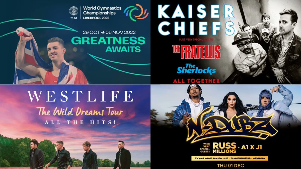 🙌 | Check out what’s on at Liverpool’s landmark music and entertainment venue, the M&S Bank Arena. VIEW WHAT’S ON 👉 buff.ly/3vwAkBy