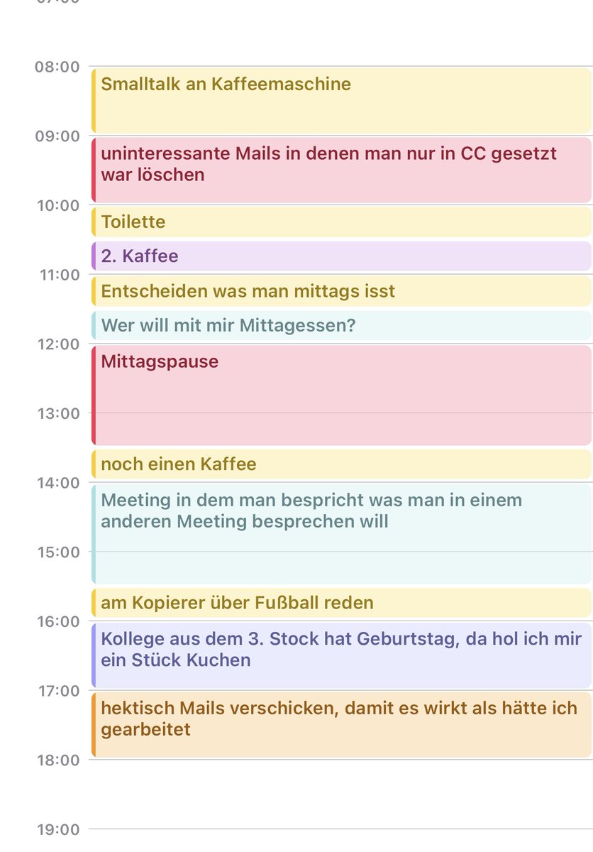 Sorry, stressiger Tag heute