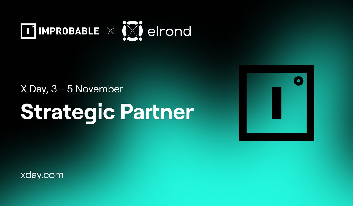 MultiversX's tweet image. Crafting large-scale experiences for the Metaverse. Transposing real-world events into engaging, immersive and interactive Web3 worlds.

We’re thrilled to welcome @Improbableio as an X Day Paris Strategic Partner.

🎟 xday.com