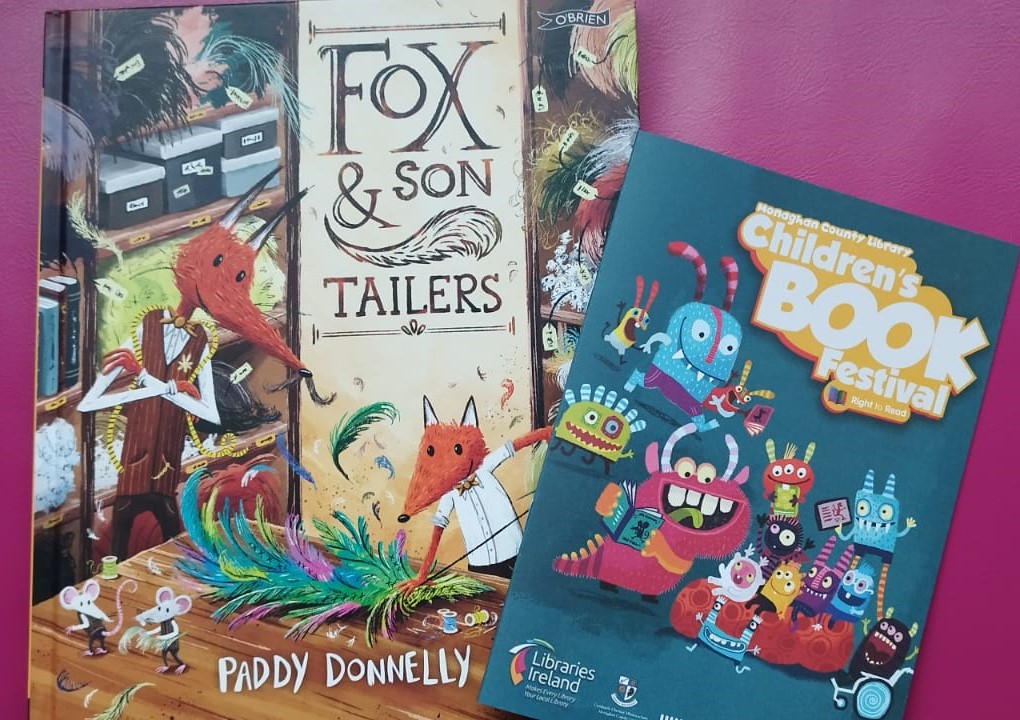 It's the final week of our #ChildrensBookFestival but there's still lots to come! This morning we will be joined by the very talented Picture book author & illustrator Paddy Donnelly whose latest book 'Fox & Son Tailers' has just been nominated for An Post Irish Book Awards.