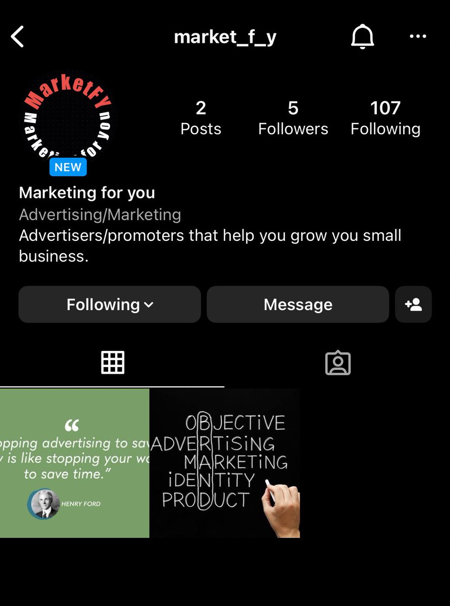 Go follow our new instagram account, HELP US HELP YOU!!!

#Marketing #NFTCommunity #SmallBusiness #promotions #Advertising