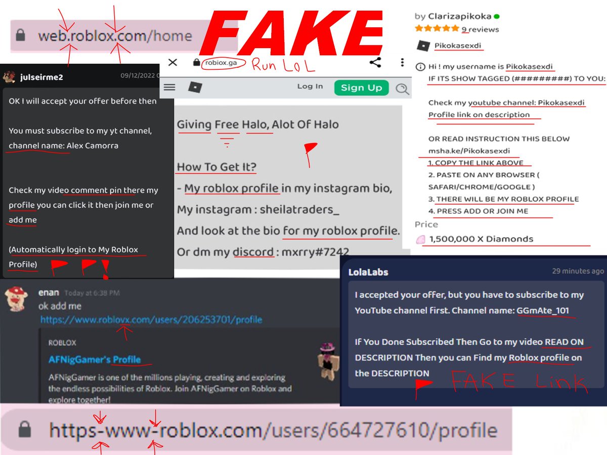 RosesAreMissing's tweet photo. HOW TO KNOW IF YOU ARE BEING SCAMMED AND HOW TO AVOID BEING SCAMMED!

here I have made examples of and signs that you are being scammed and how to avoid it.

Here are some hints to know if you are being scammed
rt to spread the msg #royalehightradings #royalehighscam #traderie https://t.co/OOYv7YVoK9