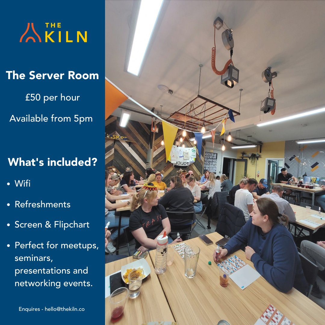 Looking for a new place to hold your events, large meet ups or seminars over the festive season?
If you would like to come and have a look around you can:
✉️ - Email hello@thekiln.co
📞 - Call on 01905 675179
🙋 - Or just pop in and see us in person
#Worcestershirehour