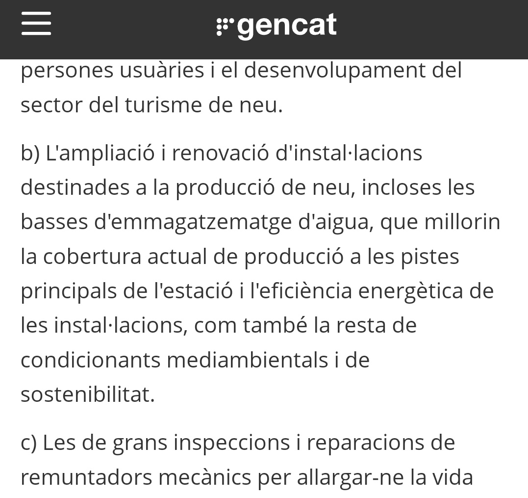 BernatLavaquiol's tweet photo. [Informació de servei] 
Si tens una estació d'esquí privada i no saps com pagaràs la llum aquest hivern, no pateixis, ja pots demanar la subvenció de @territoricat per fer neu artificial. https://t.co/XuX2JXkSlI