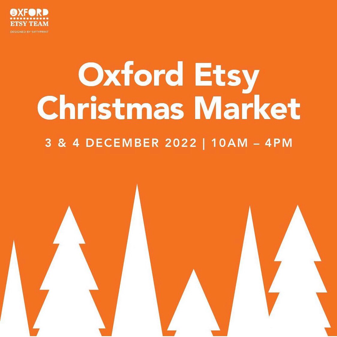We currently have 80 sellers taking part (so far). Including 30 new sellers as well as all your favourites!

Examination schools 75-81 a high Street, Oxford, OX1 4BG. 

Saturday 3rd &amp; Sunday 4th December 

10am - 4pm

Spread the word.