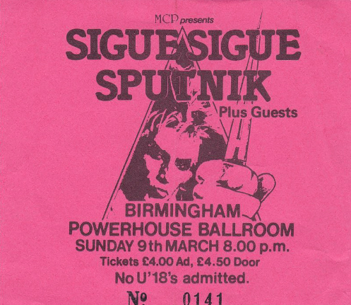 Still working through the edits. But the new novel starts right here on this night. #SigueSigueSputnik March 9th, 1986. #BlackElvis played support.