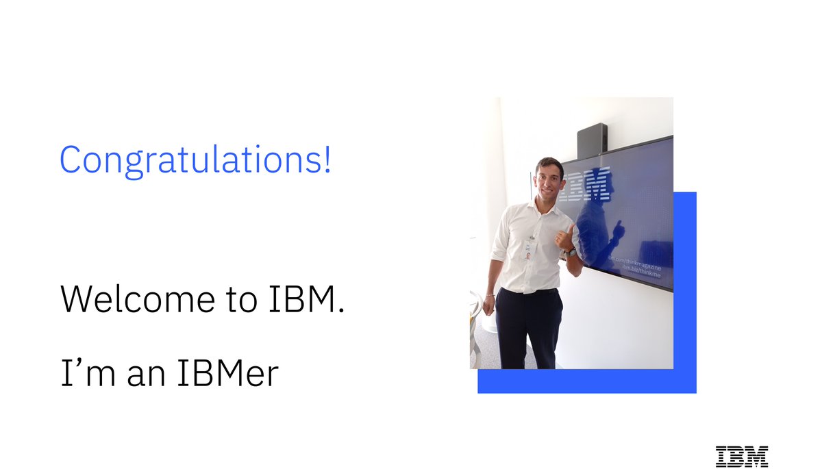 🎊 Benvenuto in IBM Italia al nostro nuovo collega Matteo D'Amico !
 
🚀 Comincia un viaggio ricco di stimolanti sfide e progetti innovativi per costruire insieme il futuro
 
#LetsCreate #IBM