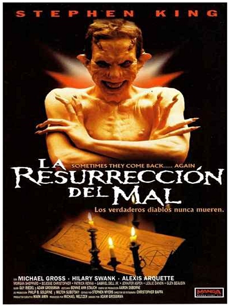 AlexOliveres's tweet photo. Sagas olvidadas del videoclub: #AsesinosDelMásAllá (#SometimesTheyComeBack, 1991) y sus secuelas #LaResurrecciónDelMal (#SometimesTheyComeBackAgain, 1996) e #InfiernoBlanco (#SometimesTheyComeBackForMore, 1998). No creo que #StephenKing esté muy satisfecho con estas adaptaciones. https://t.co/aTKty91y8C