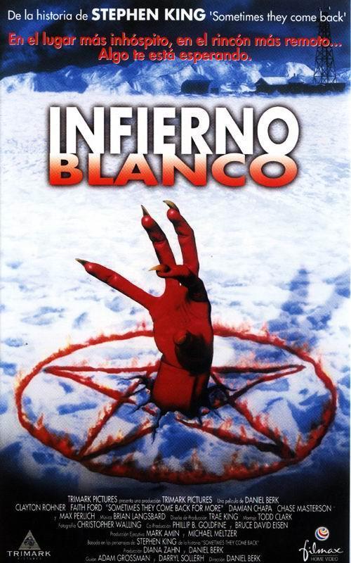 AlexOliveres's tweet photo. Sagas olvidadas del videoclub: #AsesinosDelMásAllá (#SometimesTheyComeBack, 1991) y sus secuelas #LaResurrecciónDelMal (#SometimesTheyComeBackAgain, 1996) e #InfiernoBlanco (#SometimesTheyComeBackForMore, 1998). No creo que #StephenKing esté muy satisfecho con estas adaptaciones. https://t.co/aTKty91y8C