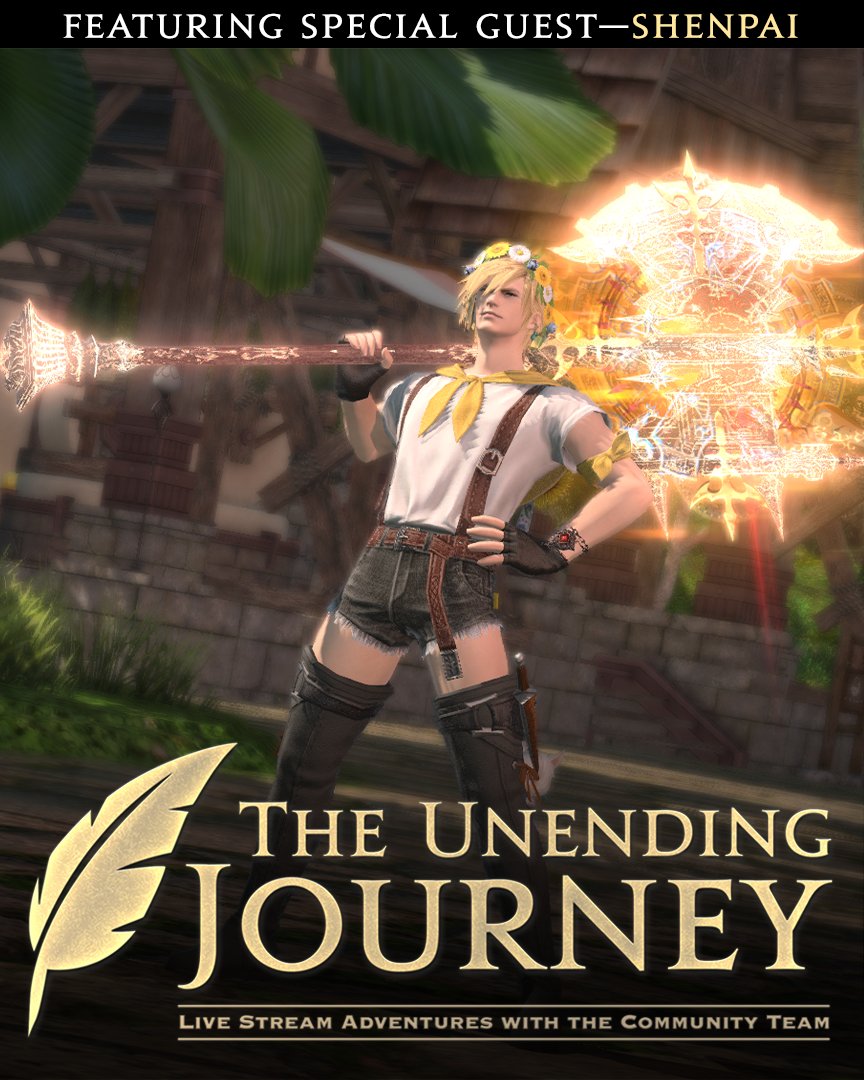 FINAL FANTASY XIV on Twitter "Get ready for a special guest episode of The Unending Journey! 📺