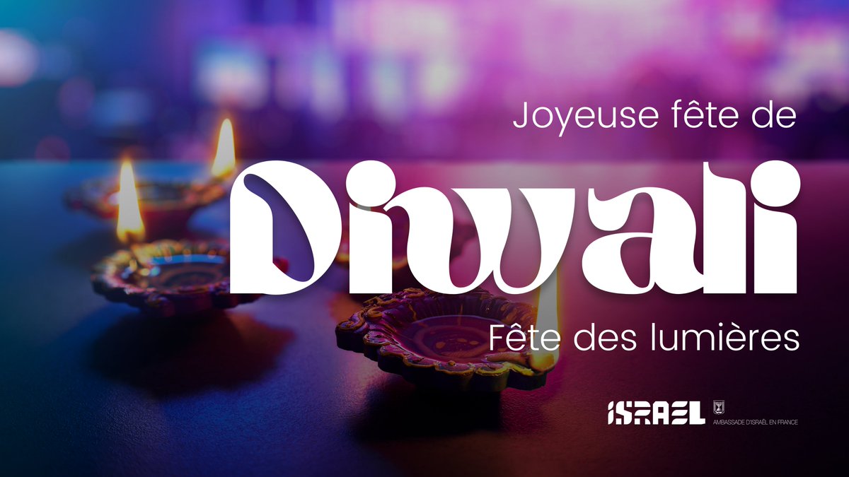 🕯️✨🎇 Joyeuse fête de #Diwali à tous nos amis hindous, qui célèbrent aujourd'hui la victoire du bien sur le mal. Que les lumières illuminent vos maisons et vous apportent joie, santé et bonheur.