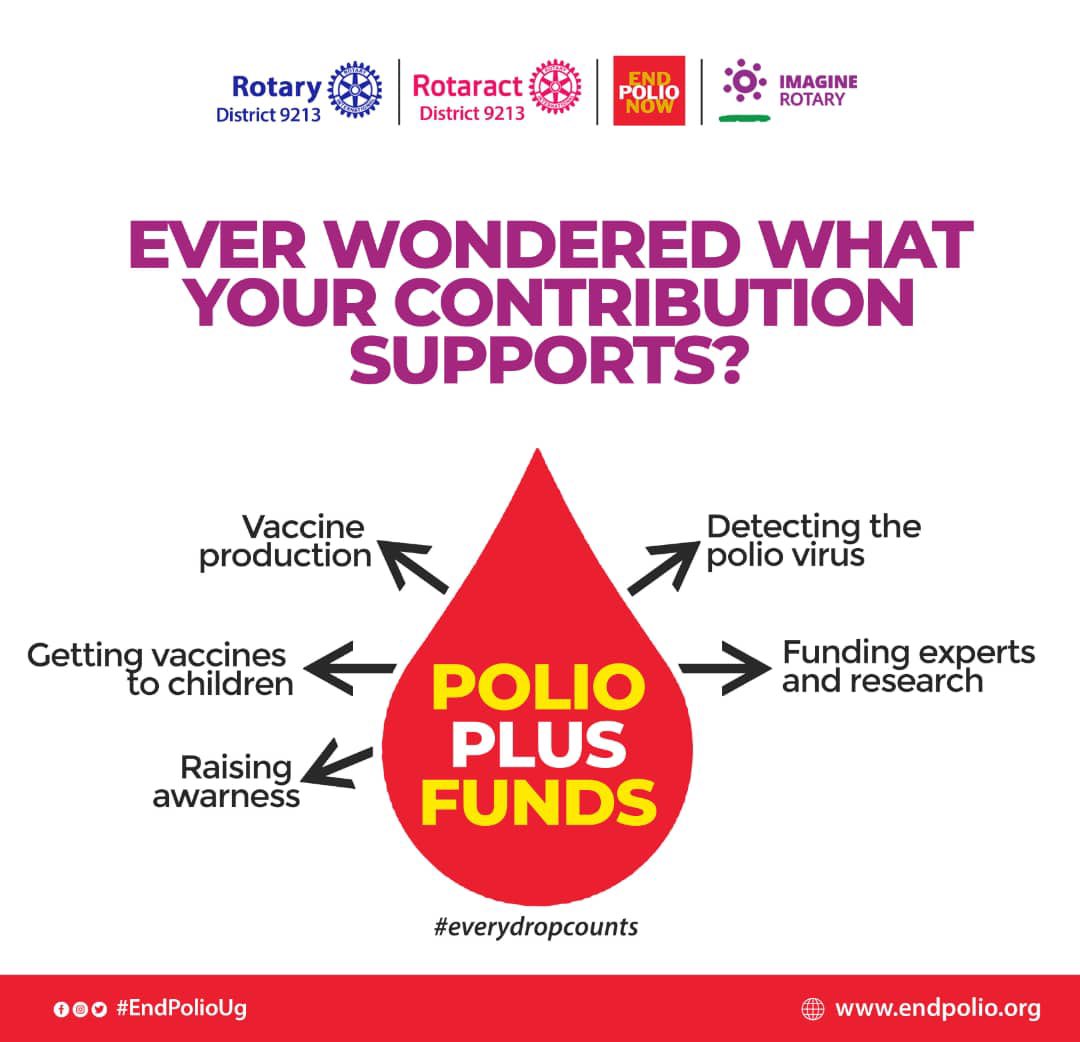 onlyzenobia's tweet photo. To all those that supported the #EndPolio campaign, we appreciate you. @RotaractD9213 @RotaryKololo @EndPolioNow @BennisLeo @BonifaceOmuge https://t.co/HW6GtKWTep