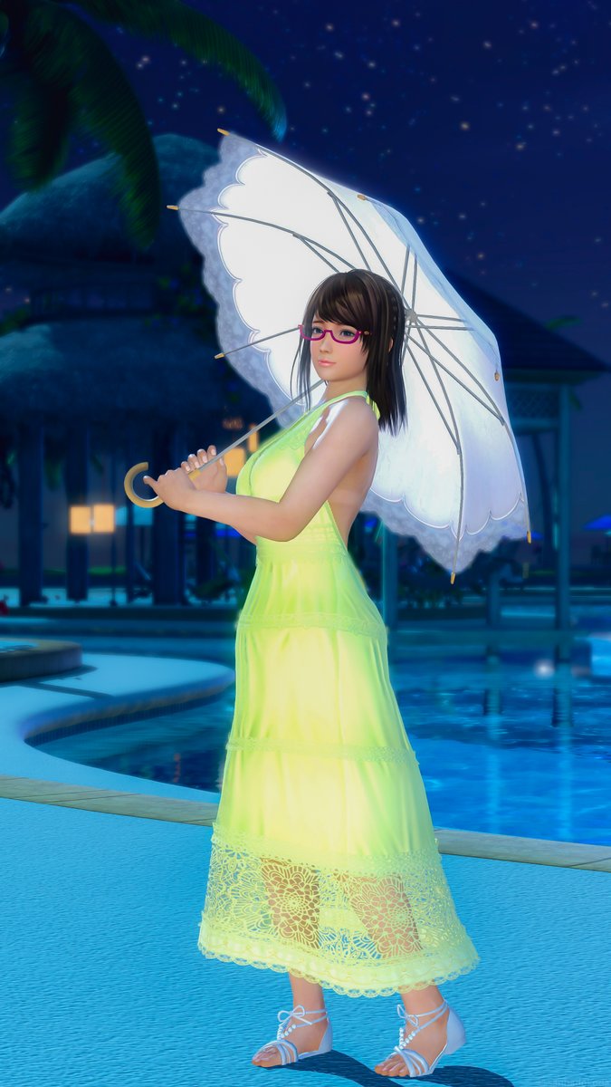 ハロウィン衣装でなくても、なかなか似合ってる？
ウィークリーとは対称的ですね。

#DOAXVV #つくし #Tsukushi