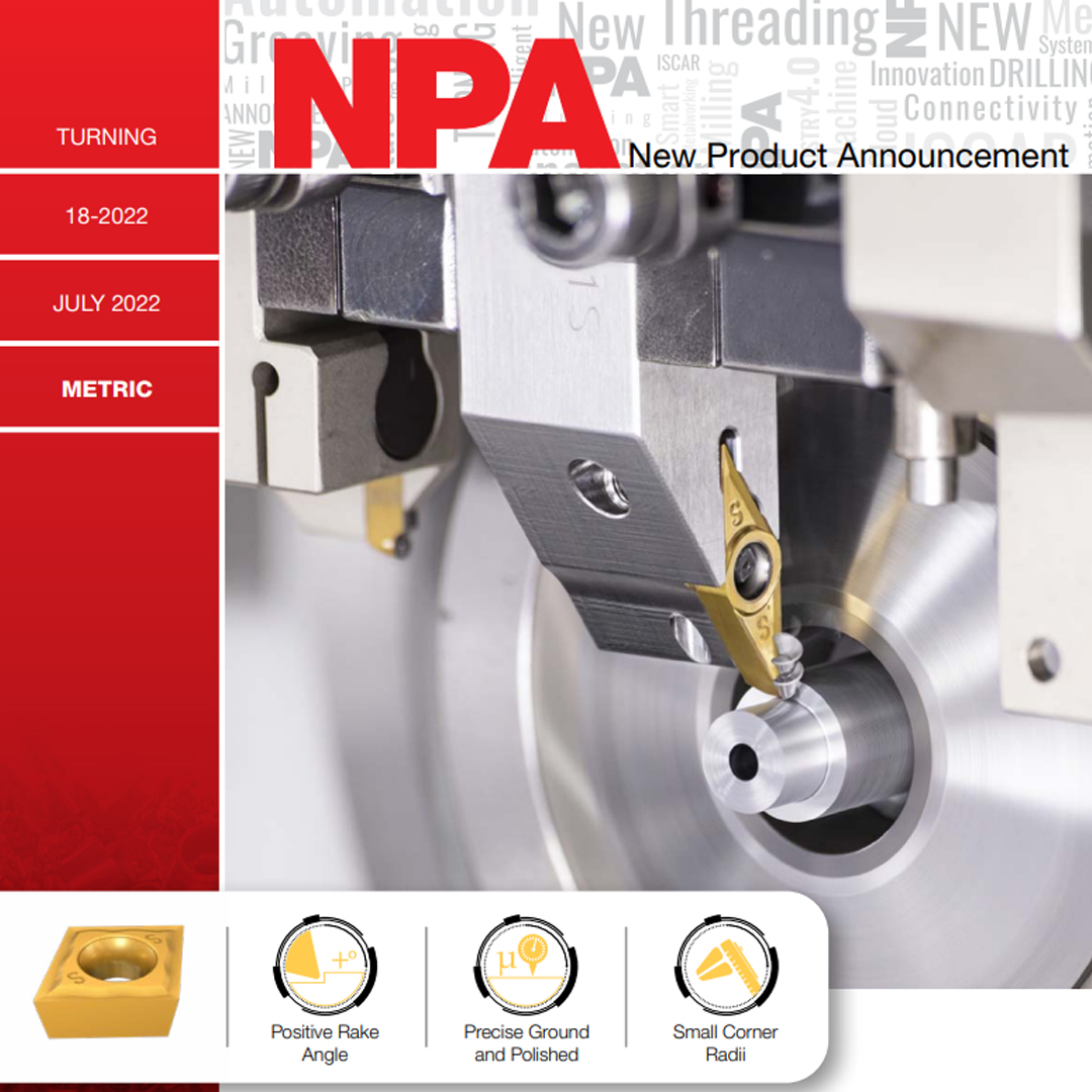 ISCAR New Product Announcement
New Generation of Precise ISO TURN Inserts for Miniature and Medical Industries
iscar.com/npa.aspx/lang/…