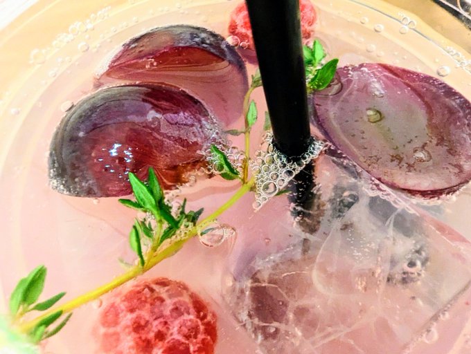 巨峰ソーダおいしかった 