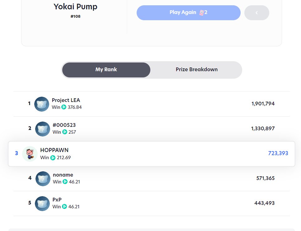 LupacAldwin's tweet photo. playdapp tournament is so cool 🤩
top1 daily- 147 PLA 🤑
top3 weekly- 212 PLA 🤑

thank you @playdapp_io 😍 https://t.co/1VALZ4Nh9A