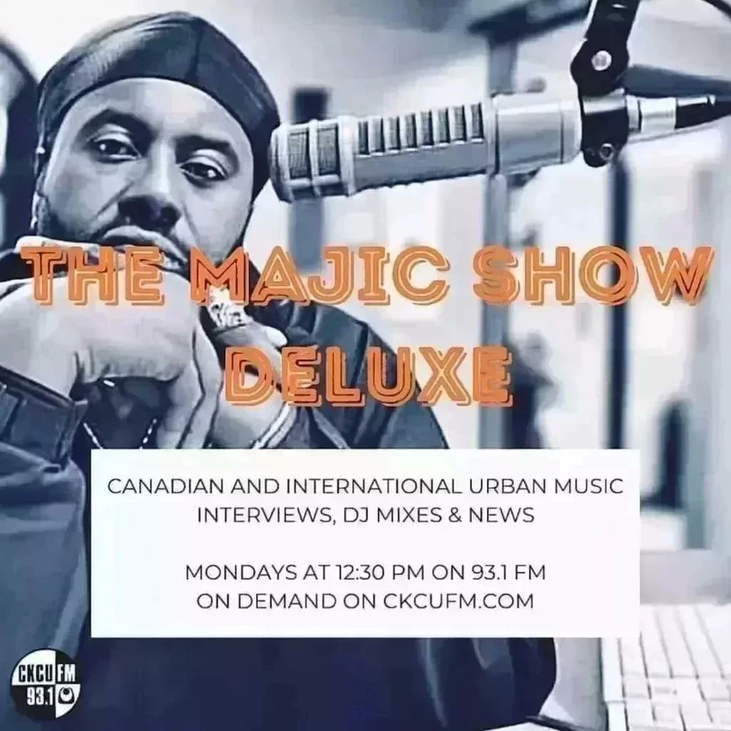 MajicMike7725's tweet photo. TODAY 12:30PM EST @CKCUFM #TheMajicShowDELUXE @MajicMike7725 guests @PortaRich
&amp; #TheLj guest DEE JAY #youngchamp413 with dope playlist tap in the 613 Ottawa area turn your radio dial 93.1 FM Rogers Cable 944 or listen LIVE ⬇️
https://t.co/DKzCo6mEOR https://t.co/HrM7IOAhm7
