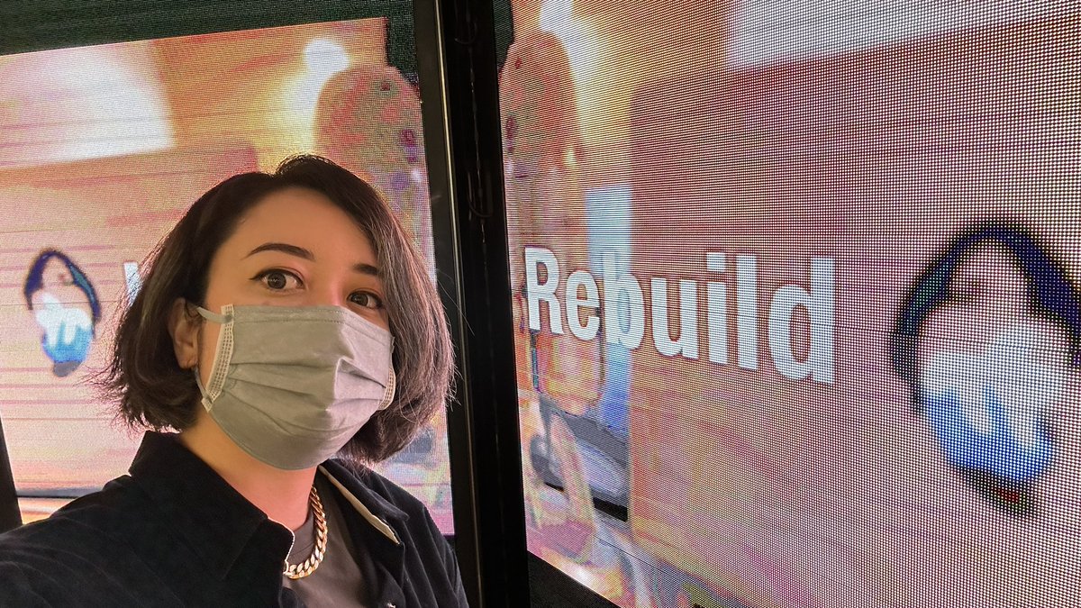 yukaohishi's tweet photo. そんなに遅刻じゃなかった！！🤭✨
#rebuildfm https://t.co/X6PrWOlWGN