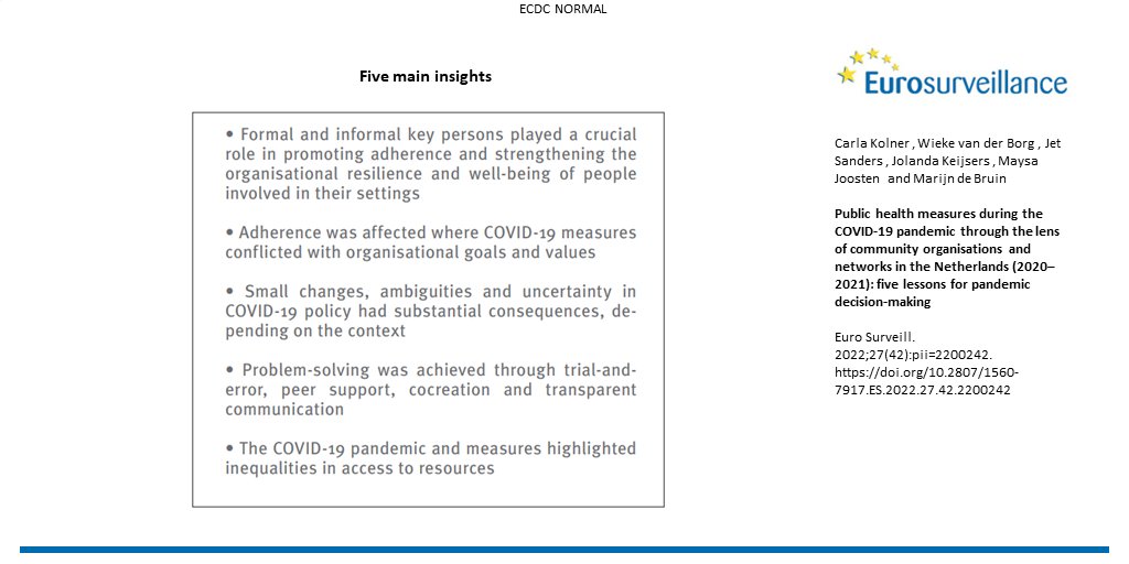 EUPHA-IDC section (@euphaidc) on Twitter photo Eurosurveillanc: <a href="/ECDC_EU/">ECDC</a> @ECDC_Flu @ECDCPHT <a href="/rivm/">RIVM</a> <a href="/EMA_News/">EU Medicines Agency</a> <a href="/CarlaKolner/">Carla Kolner</a> <a href="/jetgsanders/">Jet G Sanders</a> <a href="/DeMarijndebruin/">Marijn de Bruin</a> The 5⃣ main insights show that pandemic preparedness requires organisational and community preparedness & a multidisciplinary public health approa… Eurosurveillanc: <a href="/ECDC_EU/">ECDC</a> @ECDC_Flu @ECDCPHT <a href="/rivm/">RIVM</a> <a href="/EMA_News/">EU Medicines Agency</a> <a href="/CarlaKolner/">Carla Kolner</a> <a href="/jetgsanders/">Jet G Sanders</a> <a href="/DeMarijndebruin/">Marijn de Bruin</a> The 5⃣ main insights show that pandemic preparedness requires organisational and community preparedness & a multidisciplinary public health approa…
