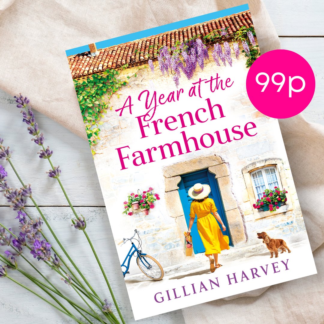 ⭐️ 99p DEAL ⭐️ Will a year at the French farmhouse be just what Lily needs? 💫 Pick up your copy of #AYearattheFrenchFarmHouse by @GillPlusFive for just 99p today! 🇬🇧 amzn.to/3F9wYct