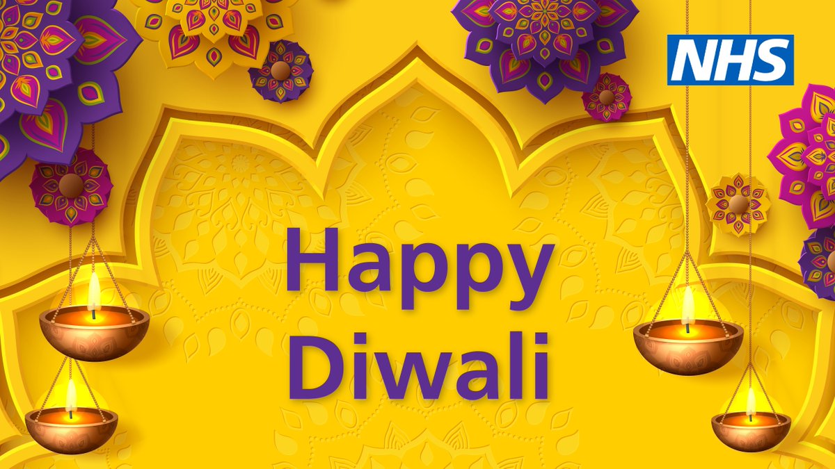 Wishing a #HappyDiwali to our colleagues celebrating across the NHS! 🪔💙