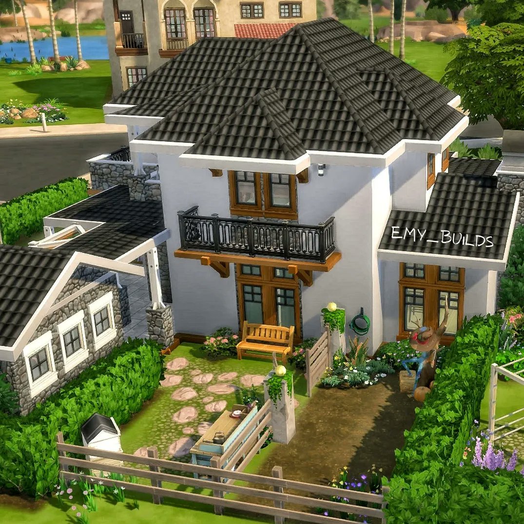Emy_Builds's tweet photo. Basegame and Seasons pack only.
3bed, 2 bathroom family home.
Fully furnished and play tested ready for download.
#TheSims #TheSims4 #ShowUsYourBuild https://t.co/rQn2XRTGY4