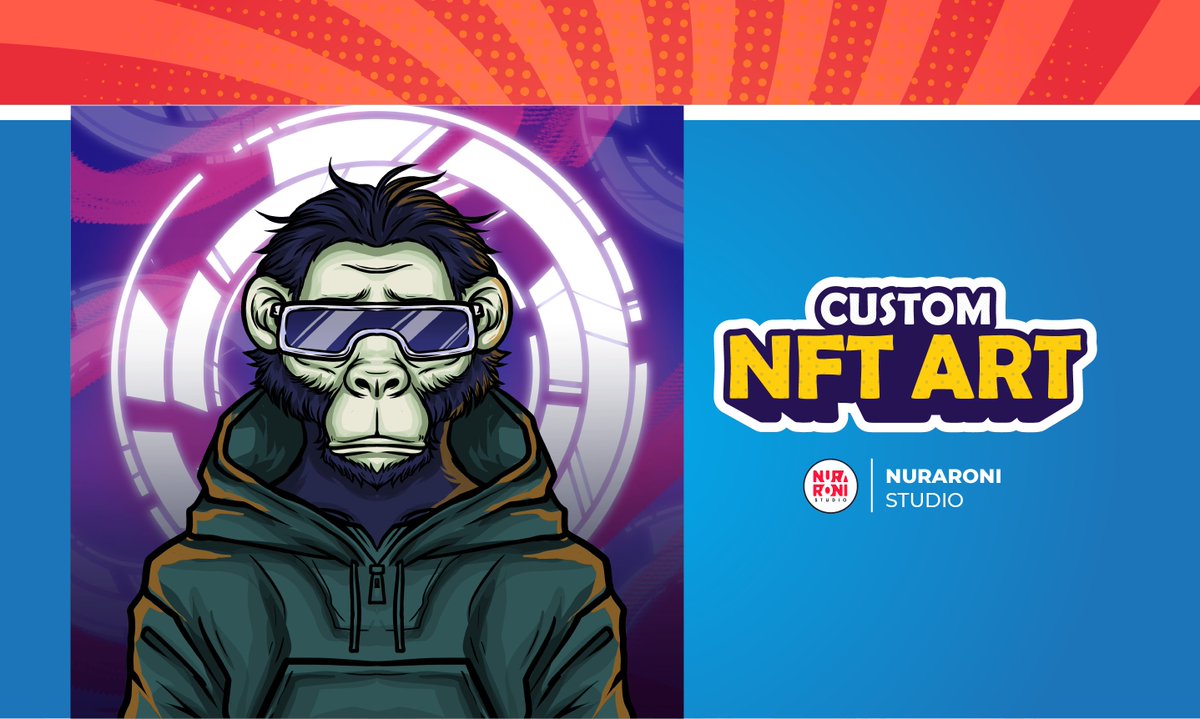 Nuraroni_std's tweet photo. Ape Cyberpunk NFT Base Character Design done for clients (@Sam_IowaCT) on our #fiverr design service. 

https://t.co/FfKxPHzLL2

#NFT #NFTCommunity #NFTcollection #nftcollectors #nftartist #nftmakers #nuraroni #nuraronistudio https://t.co/0zvgBrUmu1