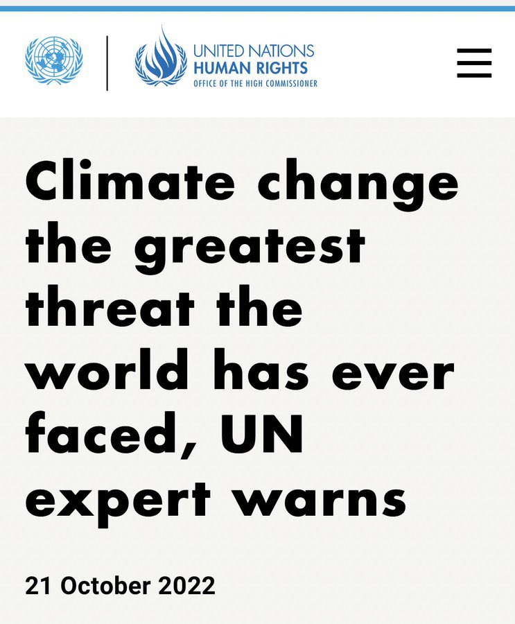 Watch the media ignore this and the stupid trash it. NASA warned us in 1988. Scientists and activists have gone to prison trying to wake us up. Activists risk their liberty to make us face the truth: that we must act now or we are toast