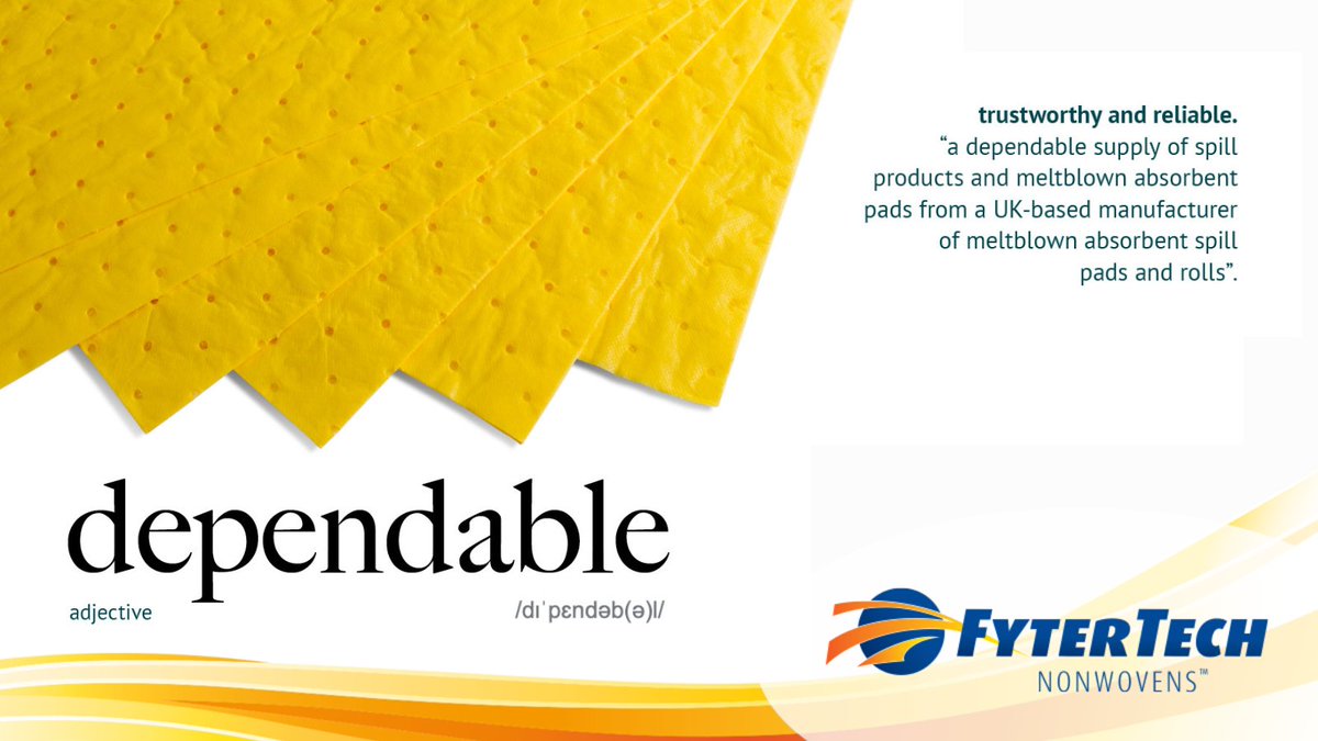 FyterTech_UK's tweet photo. Thinking of shopping locally?

Make sure that includes your wholesale purchases of #spillcontrol products!

Use a trusted #MadeinBritain manufacturer of meltblown absorbent spill pads and rolls who you can depend on!
 
#shoplocal #UKmfg https://t.co/KQPX597Ud8