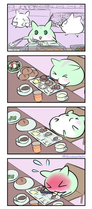 911日目 食べ放題で取り過ぎた料理を残さず食べる 