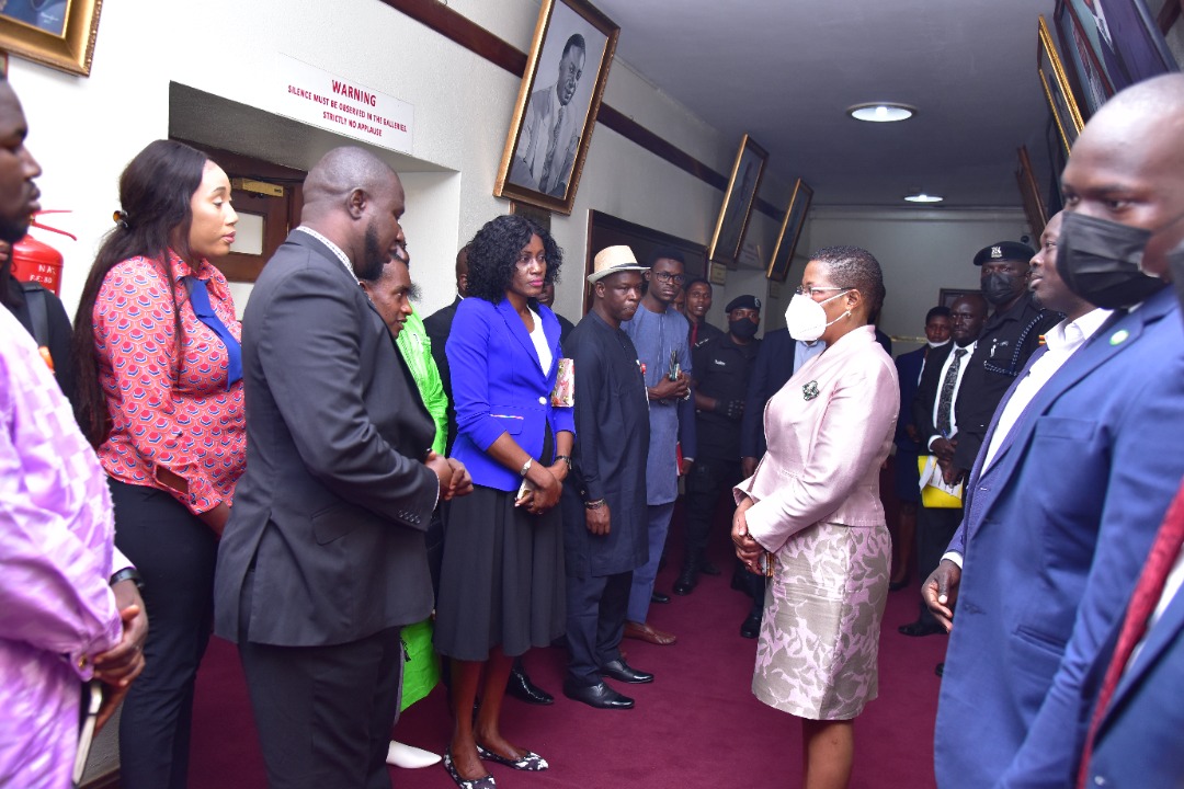 This morning we gave a warm African welcome to MPs and members of staff from the National Assembly of The Gambia who are here on a bench-marking mission. It is always a pleasure welcoming our African brothers and sisters to their other home, the Pearl of Africa.