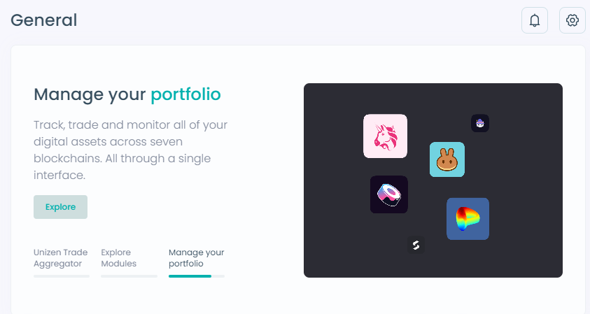 unizen_io's tweet photo. Hello, Unizen community! 👋

➡️ Check out the brand new front end of https://t.co/MpVypXkIFg

- New chart library
- New Module (TraderJoe)
- Savings tracking
- New Notification System
- Notification Overhaul

We are eager to hear your feedback. 🤝 https://t.co/eYF1ZNheLv