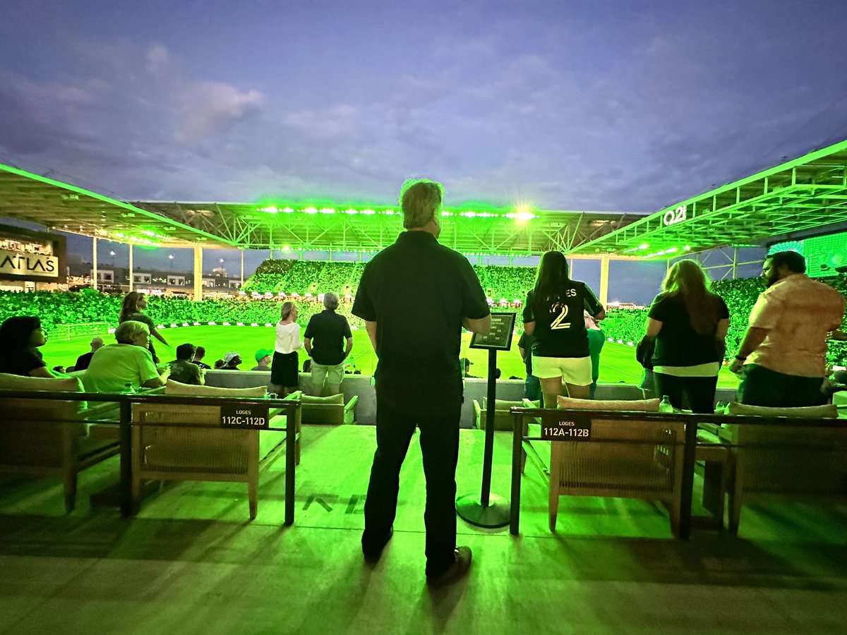 Congratulations to <a href="/AustinFC/">Austin FC</a> for making it to the Western Conference Final! I’m so proud of this team and this community of fans. #VERDE