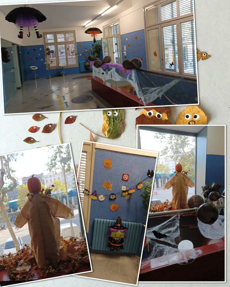 AFA_IE_Londres's tweet photo. 🌰🎃 Així de bonica s'han trobat l'entrada de l'escola avui gràcies a la comissió de festes de l'Afa 🎃🌰
A cada pis de l'escola trobareu una taula com la de la segona imatge: En aquestes taules els alumnes podran deixar les decoracions 1/2 👇 https://t.co/0eUpANhnxL