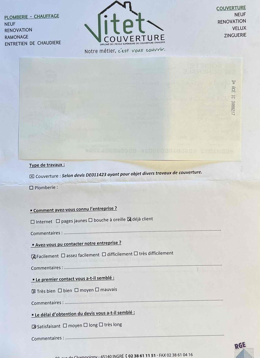 VitetCouverture's tweet photo. Que de satisfactions positives aujourd'hui, Merci de vos retours positifs, nous sommes à votre écoute et à votre service https://t.co/hB0g6s1LcX
