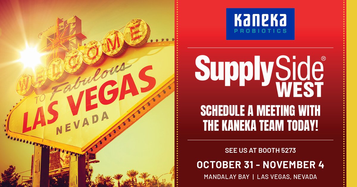 SupplySide West is one week away! Don't forget to schedule your meeting with Kaneka Probiotics today. See you all at booth 5273. 

hubs.li/Q01pBTnw0

#SSWExpo #SSEexpo