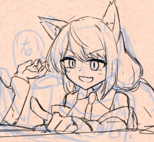 @PixivF_TL 正直動かしずらいキャラにしちゃったなと思ってたんだけど、いざ動かしてみるとなかなか楽しいので良かったかも 