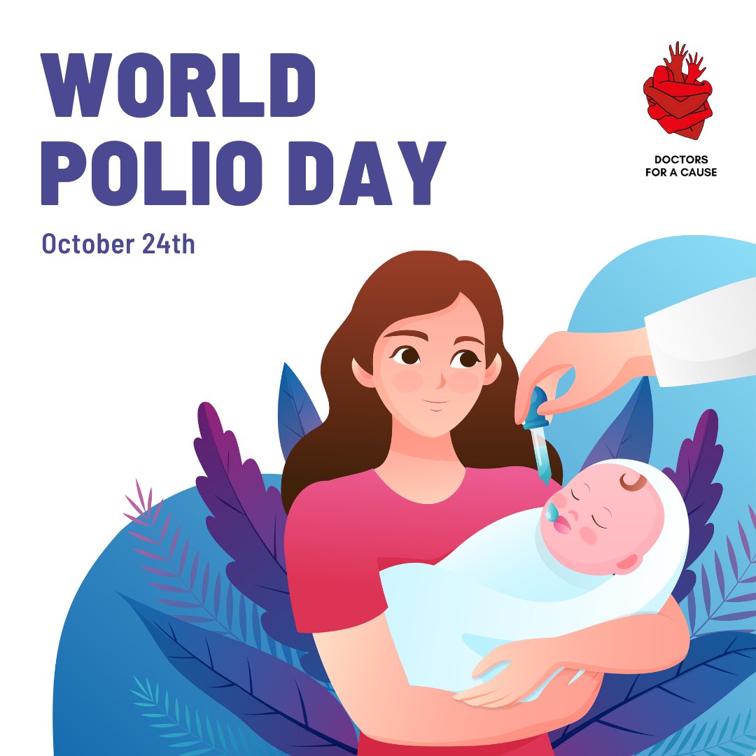 doctorsforcause's tweet photo. World Polio Day (October 24) provides an opportunity to highlight global efforts toward a polio-free world and honor the tireless contributions of those on the frontlines in the fight to eradicate polio from every corner of the globe.💪🏼🩺👩🏻‍⚕️🏥 https://t.co/NqFtEied17