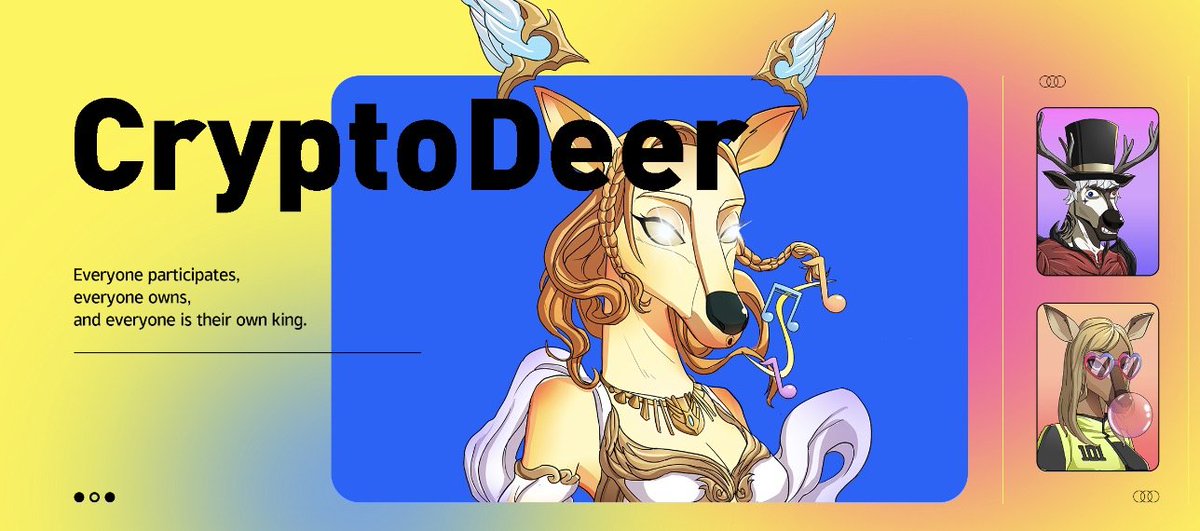 CryptoDeerio's tweet photo. GM Deers https://t.co/d8SrkQP0dW