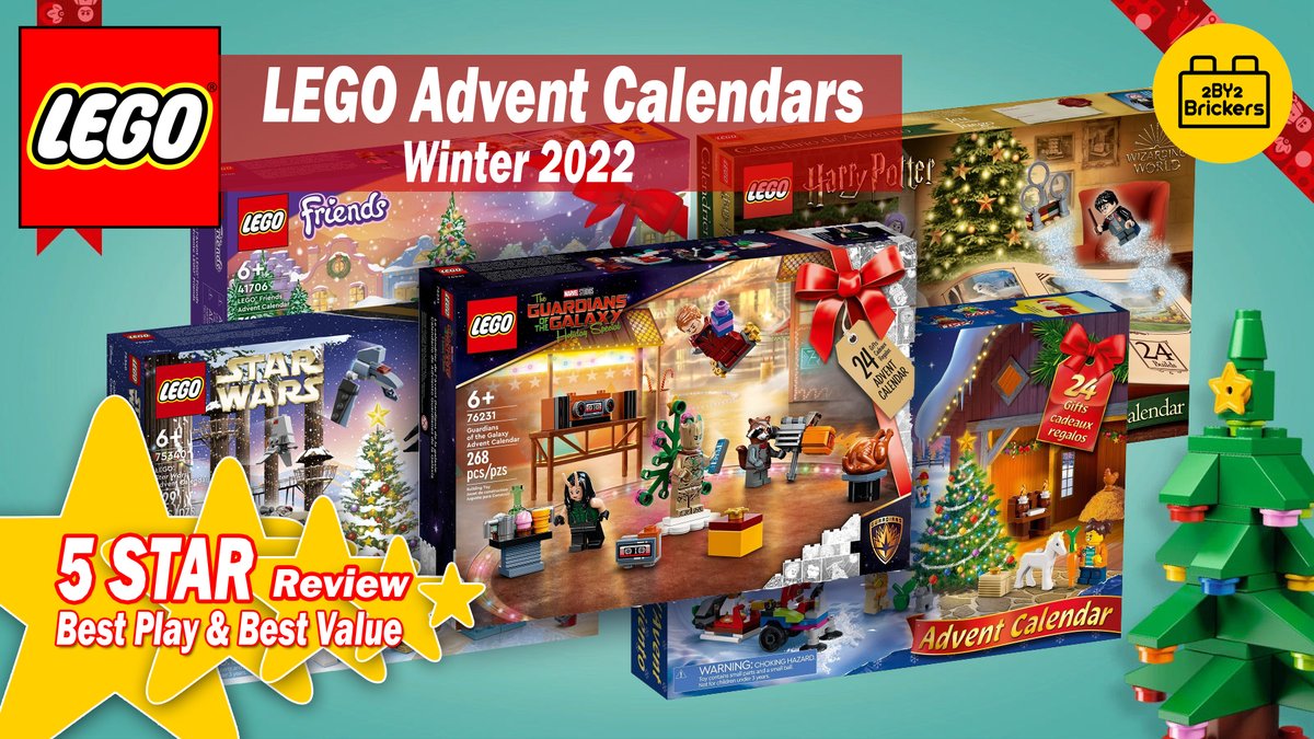 <a href="/2by2brickers/">2by2brickers</a> latest video LEGO Advent Calendars Winter 2022 5 STAR #legoreview youtu.be/nhXMxzov6ZE via <a href="/YouTube/">YouTube</a> <a href="/LEGO_Group/">LEGO</a> <a href="/missbricksoffun/">MISS BRICKS</a> <a href="/Gamer123Lego/">GamerLego_123</a> <a href="/oimotoika/">コイちゃん</a> <a href="/CedricDiong/">Lego Gamer 123</a> <a href="/SMLegoman/">Legoman</a> <a href="/harvey_lego/">HarveyLegoWorld</a> #legoadventcalendars2022 #legochristams #legochristmas2022