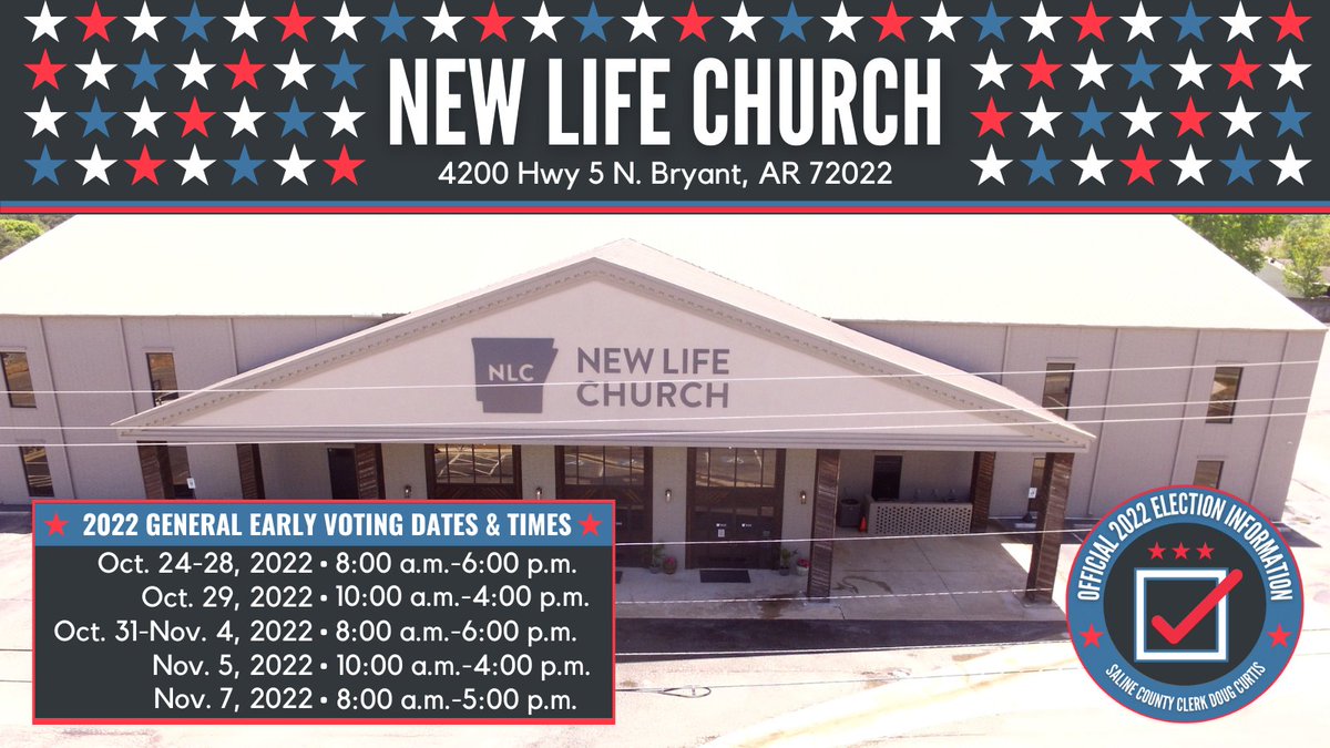 Doug Curtis Saline County Clerk on Twitter "Early Voting for the 2022