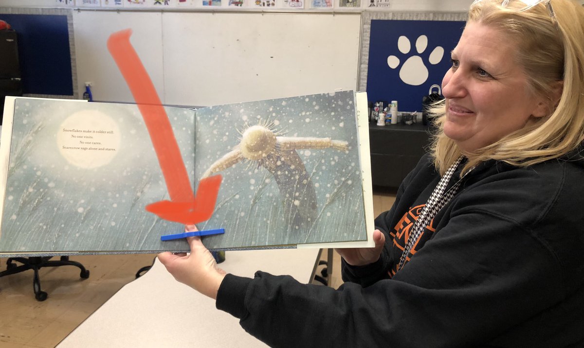 A little gift that I will use over &amp; over again! A picture book page holder. Thank you, Tara! <a href="/1burgschools/">Williamsburg Local School District</a>