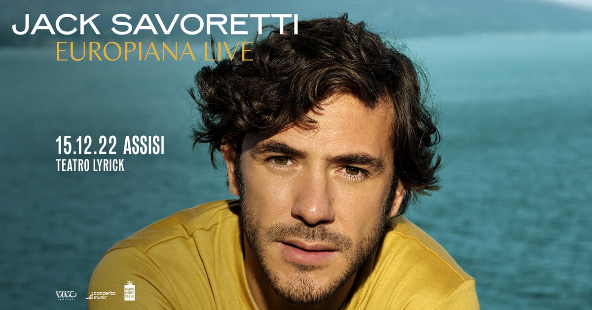 Boxol's tweet photo. Jack torna in Italia e a dicembre farà tappa ad #Assisi per presentare #Europiana. Poi non dimentichiamoci che è un vero piacere vedere live @JackSavoretti
Mi ricordo quel concerto, anni fa in Toscana, dentro ad una palestra...☺️
https://t.co/cK12IsEmww
#JackSavoretti #boxol https://t.co/StvTA2zcQW