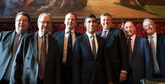 revbingo's tweet image. How fantastic that a British Asian can become PM and really show that we've put the days of being ruled by old white men behi... oh