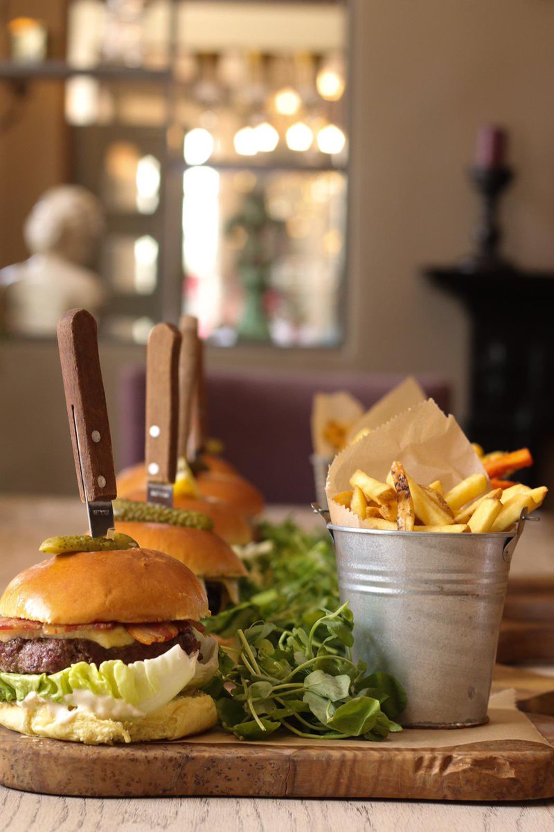 Join us from 5pm today and grab yourselves a delicious steak or halloumi burger plus a drink for just £14.95.