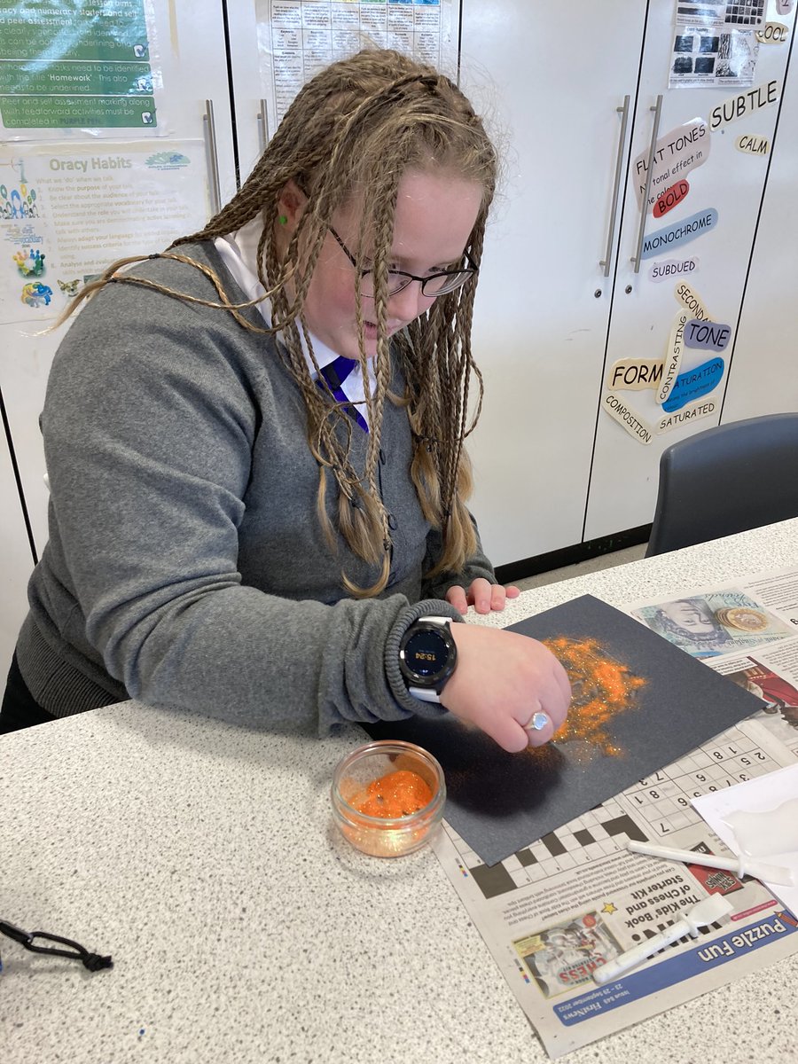 Great fun in after school today with the Yr12 Welsh Bacc learners offering a Halloween craft workshop to KS3🎃🧙