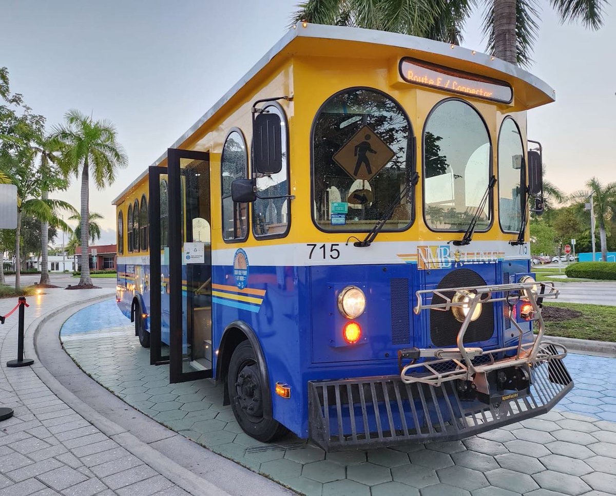 CityNMB's tweet photo. Thank you for joining the City of NMB &amp; City Commission for today’s launch of the NMB Line’s Route E! Starting today, enjoy free rides from the Golden Glades Multimodal Transportation Facility to Aventura Mall🎉 Special thanks to our partner @prokelmobility for their dedication! https://t.co/Erpo03fBTO