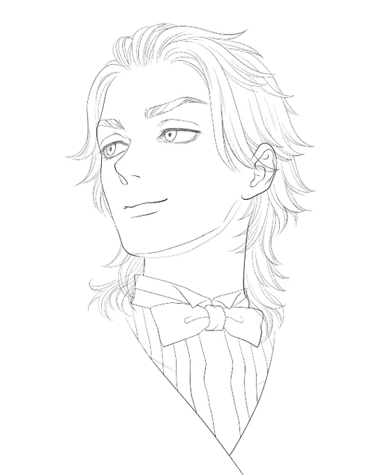 wip
ドレスとかティアラとか描くのがとても大変だという現実から目をそらして新郎を用意 