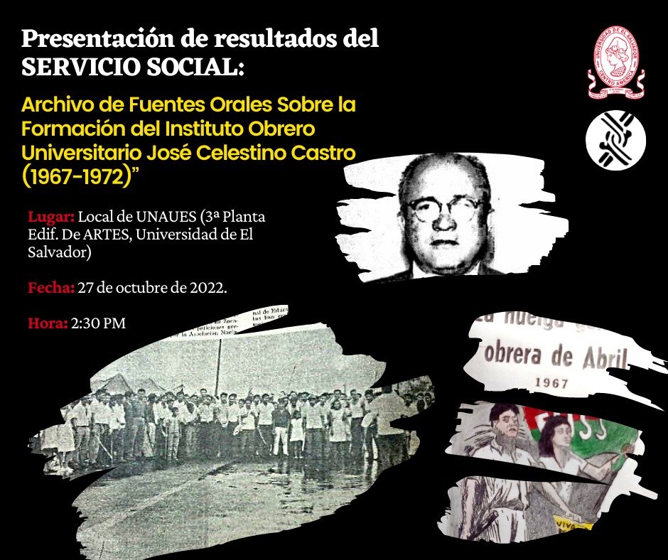 El IEHAA-UES invita