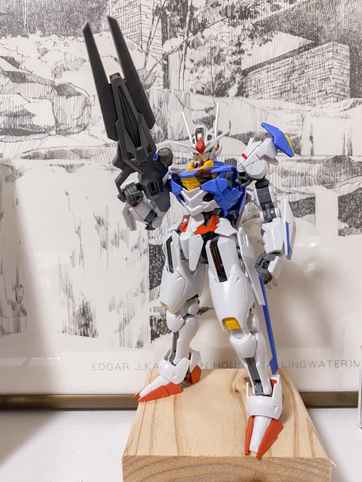 エアリアルくんのガンプラできましたー!#水星の魔女 